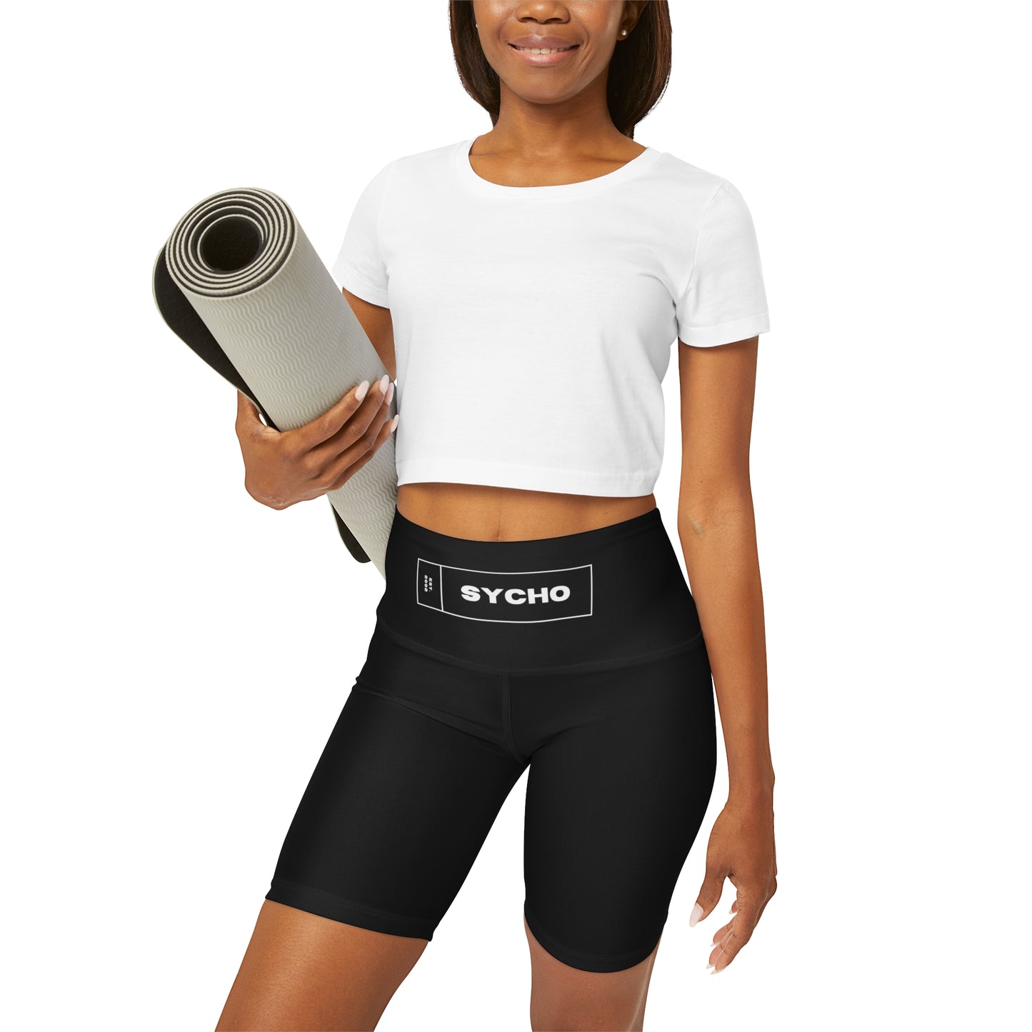 Sycho Est. 2002 High Waisted Yoga Shorts