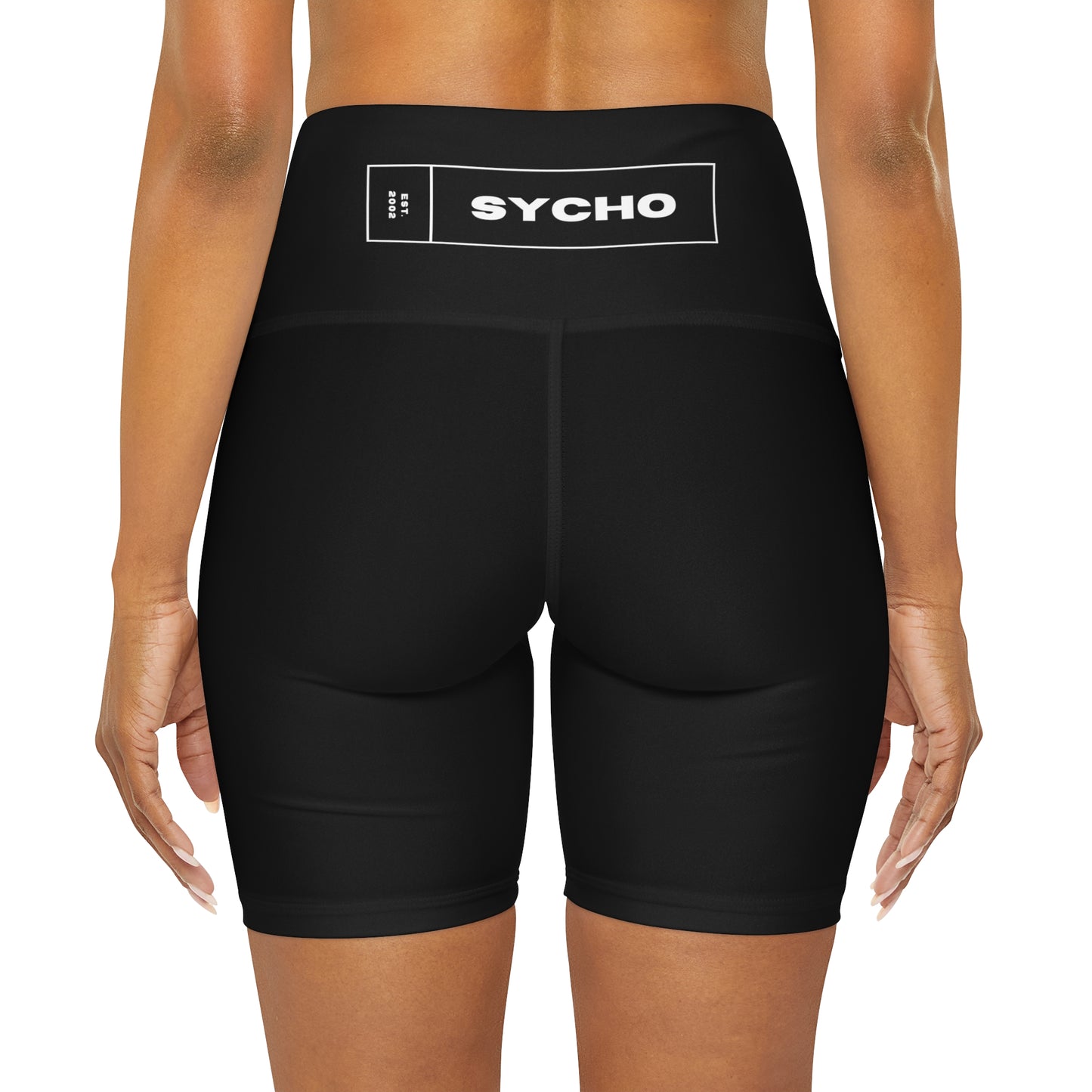 Sycho Est. 2002 High Waisted Yoga Shorts