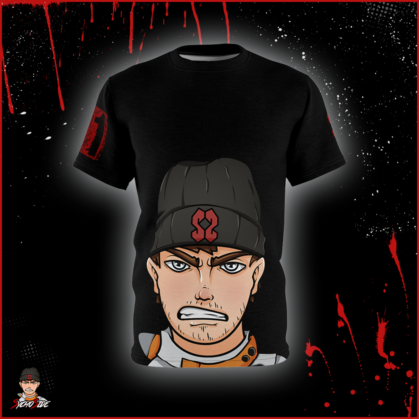 Cartoon Logo Face T-Shirt