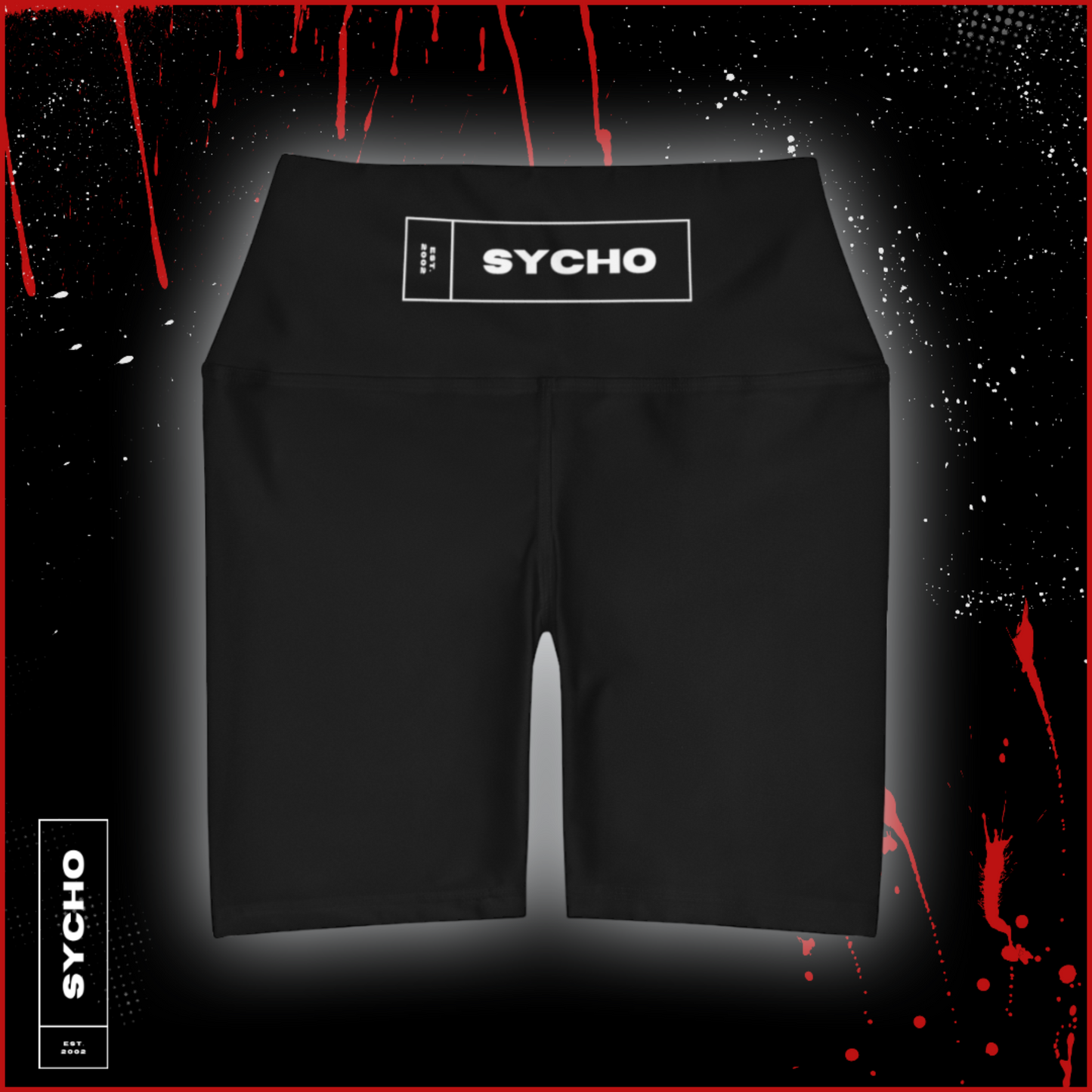 Sycho Est. 2002 High Waisted Yoga Shorts