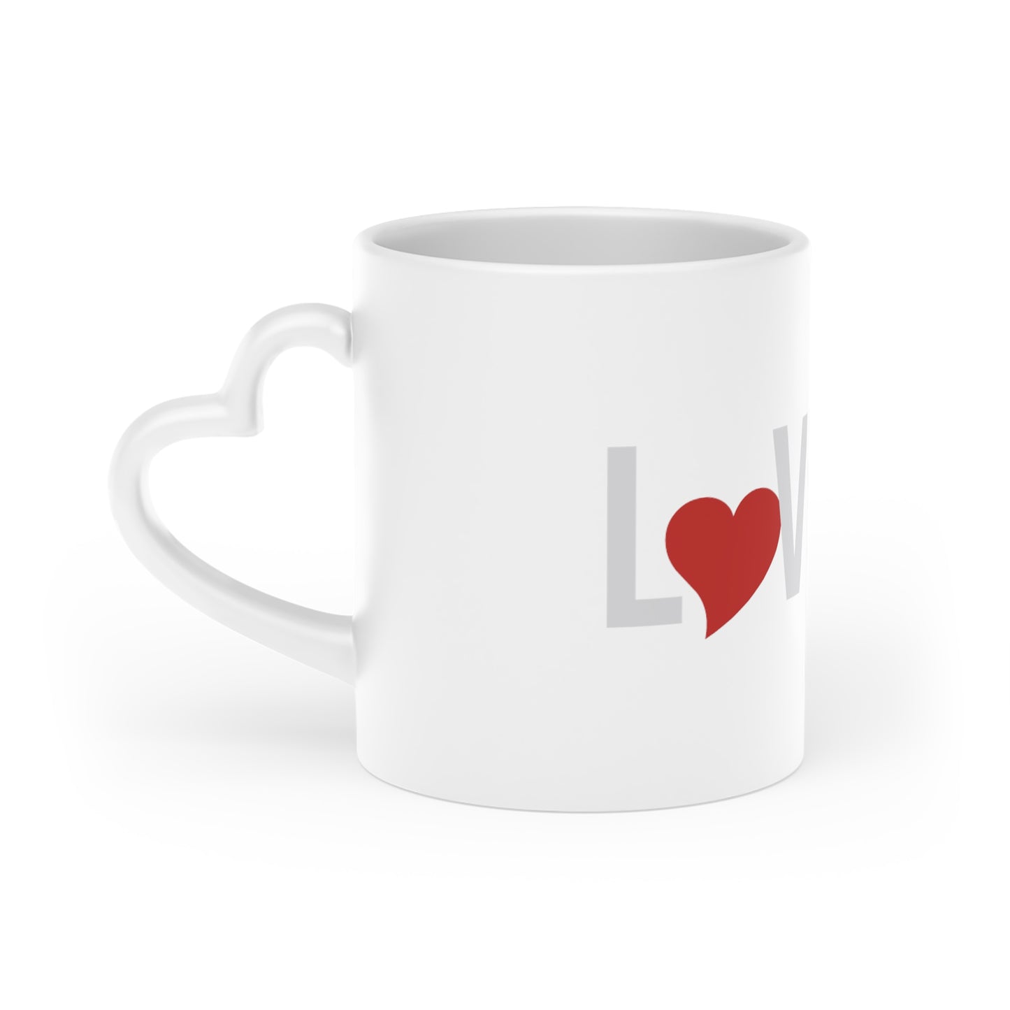 L♡VEpop Heart Shape Mug