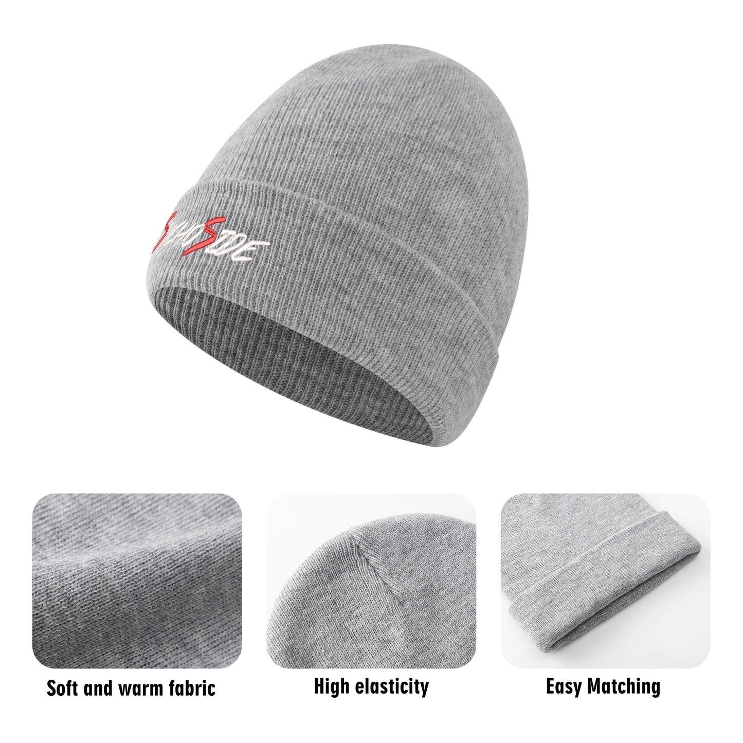 Cartoon Logo Beanie (Text)