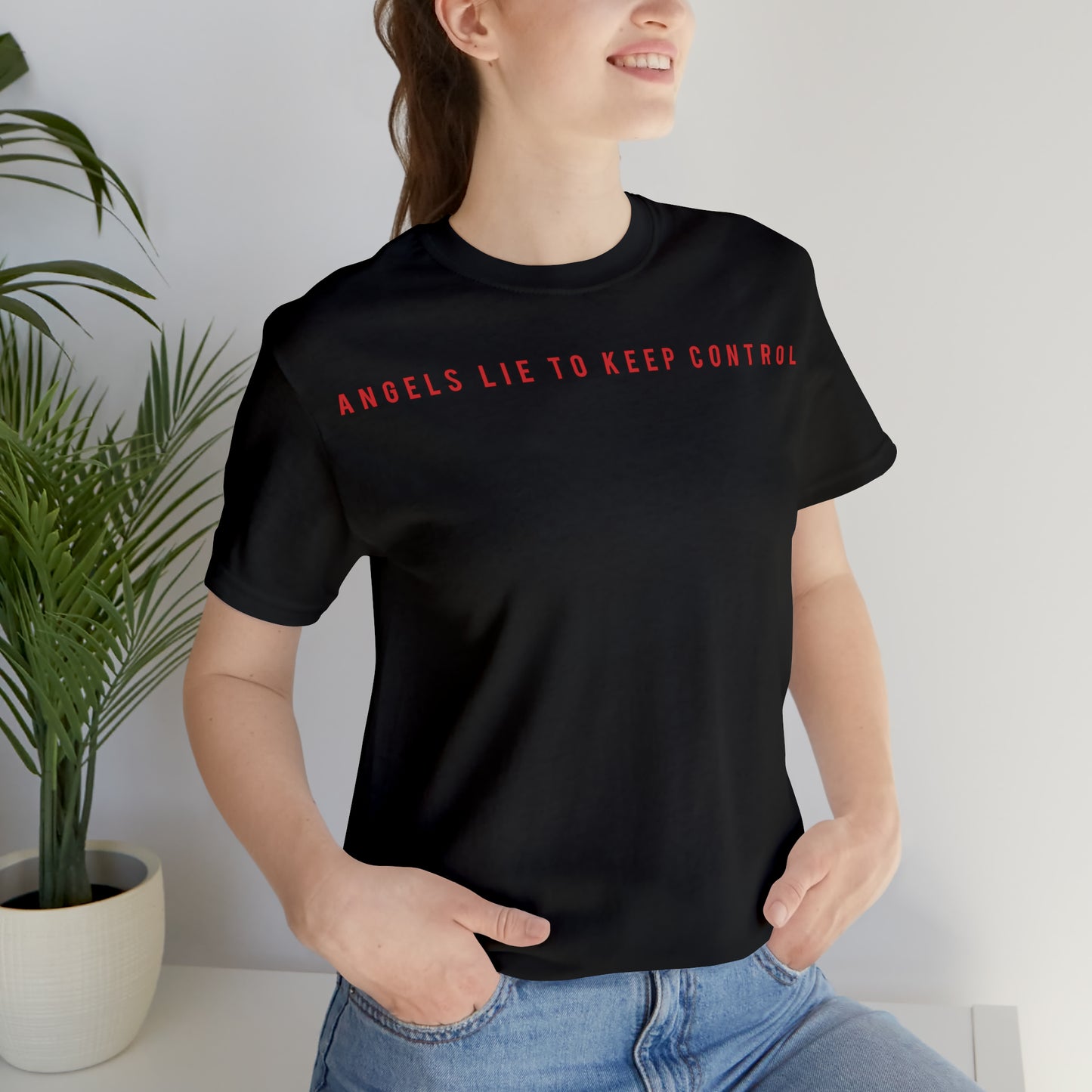 Angels Lie T-Shirt (Text)