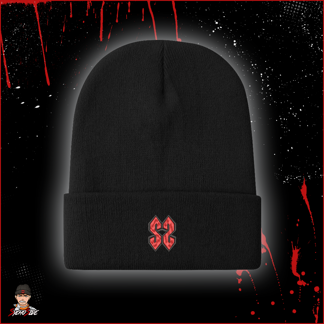 Pointed Double S Logo Beanie