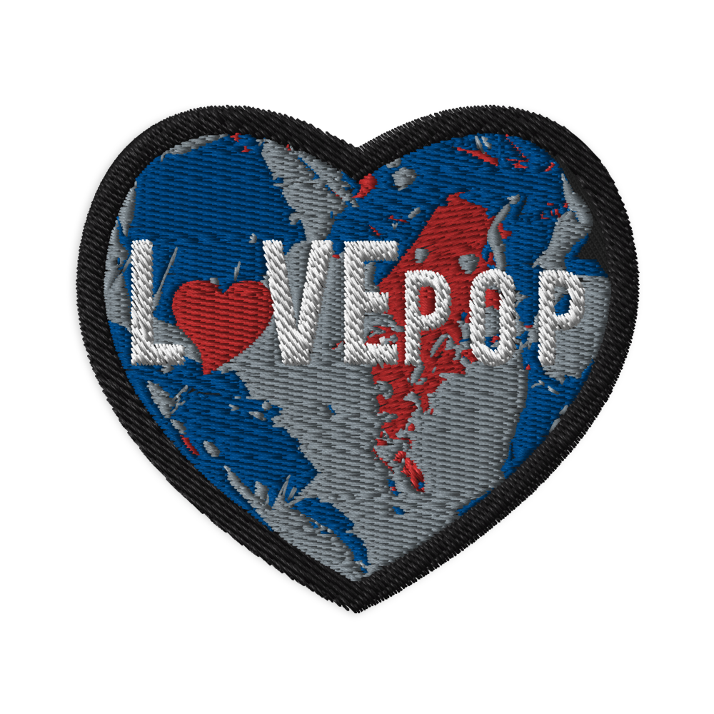 L♡VEpop Embroidered Patch